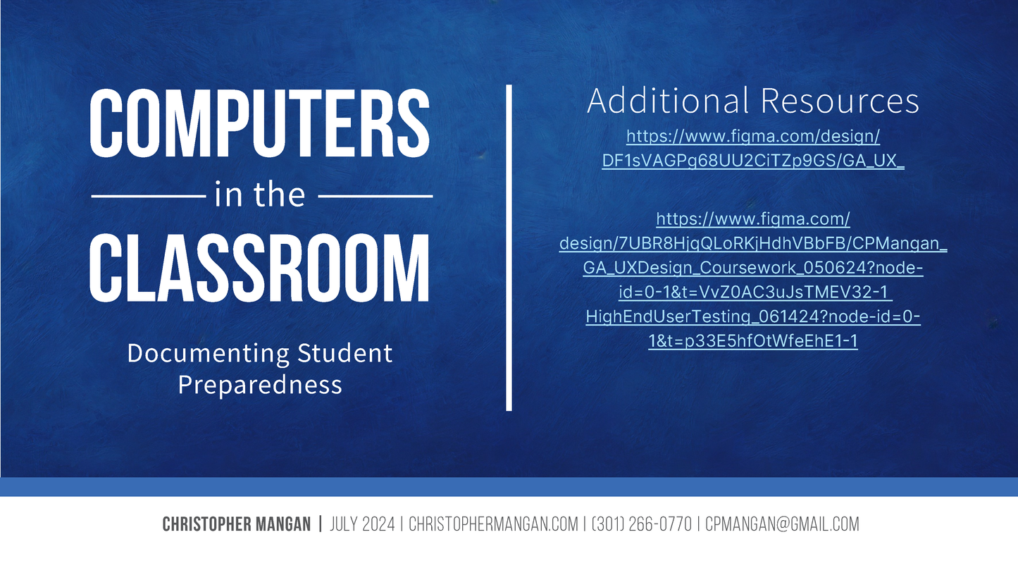 Computers in the Classroom